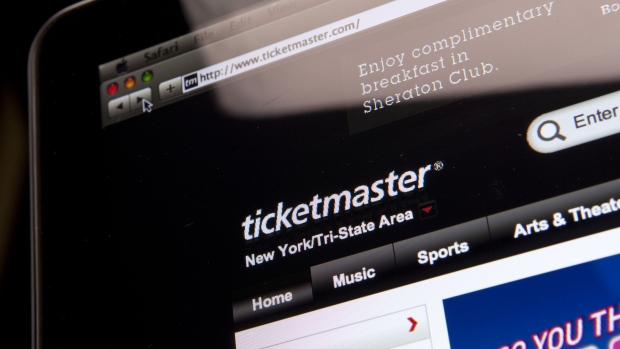 Ticketmaster, the largest US ticketing company, merged with Live Nation, the biggest concert promoter, 14 years ago following a lengthy antitrust investigation.  Photographer: Scott Eells/Bloomberg