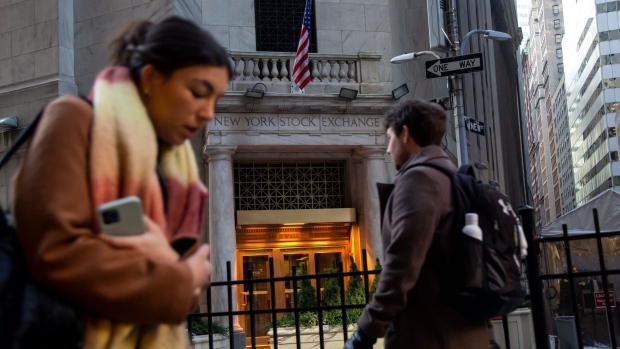 The New York Stock Exchange in New York, US. Photographer: Michael Nagle/Bloomberg