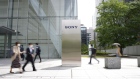 The Sony Corp. headquarters in Tokyo, Japan. Photographer: Toru Hanai/Bloomberg