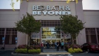 <p>Customers wait to enter a Bed Bath & Beyond store in Pleasant Hill, Calif., last year.</p>